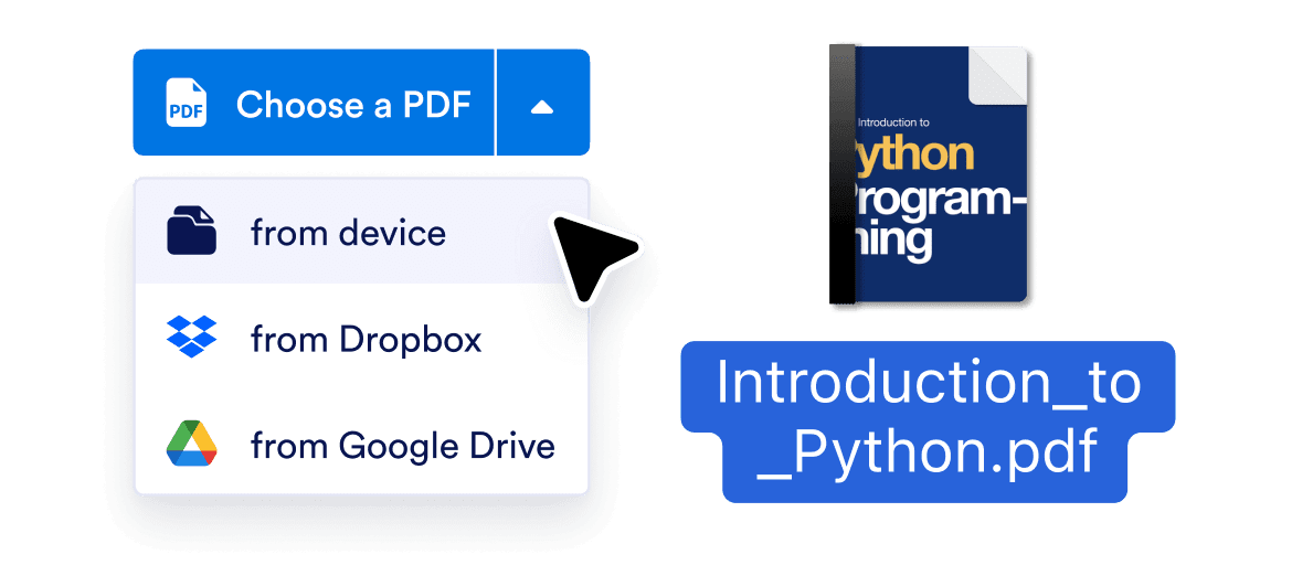 Upload your PDF