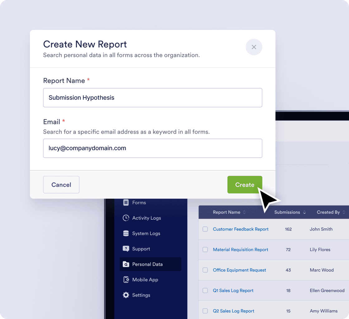 Get insight from data & create reports