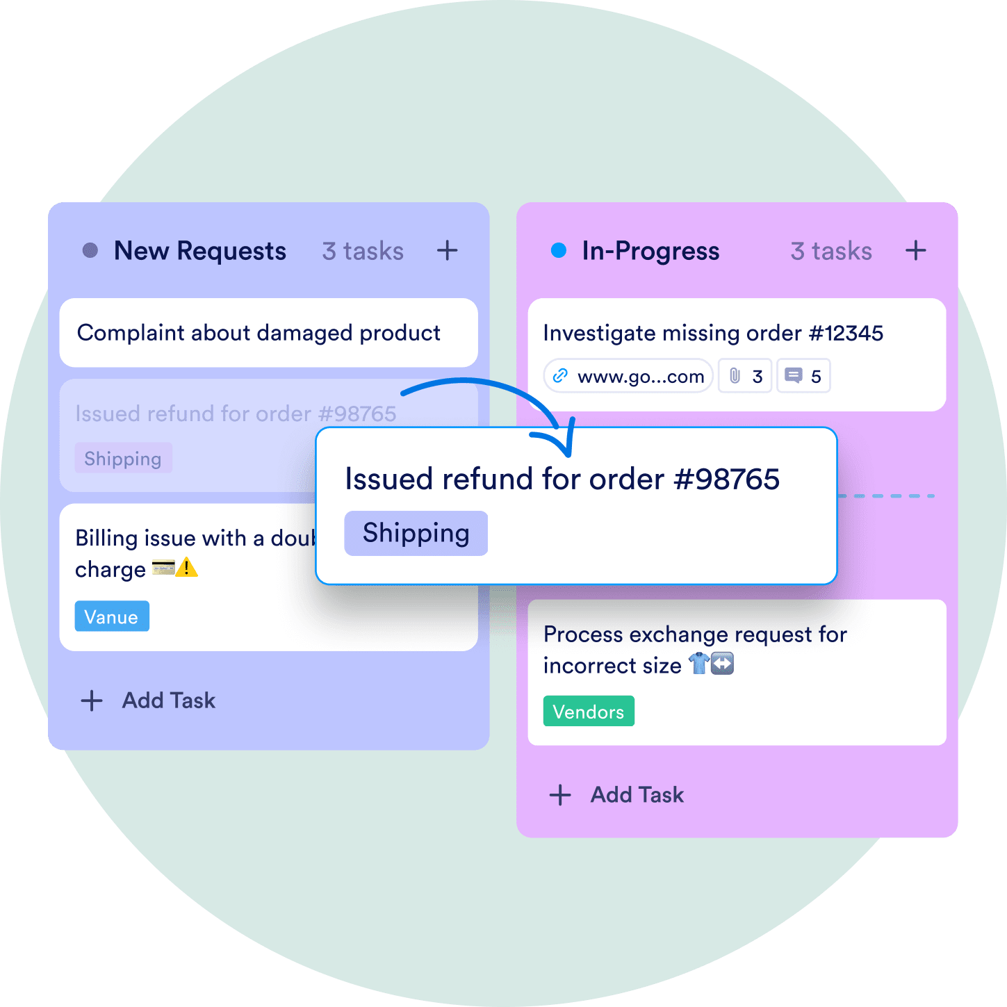 Keep tasks organized and accessible
