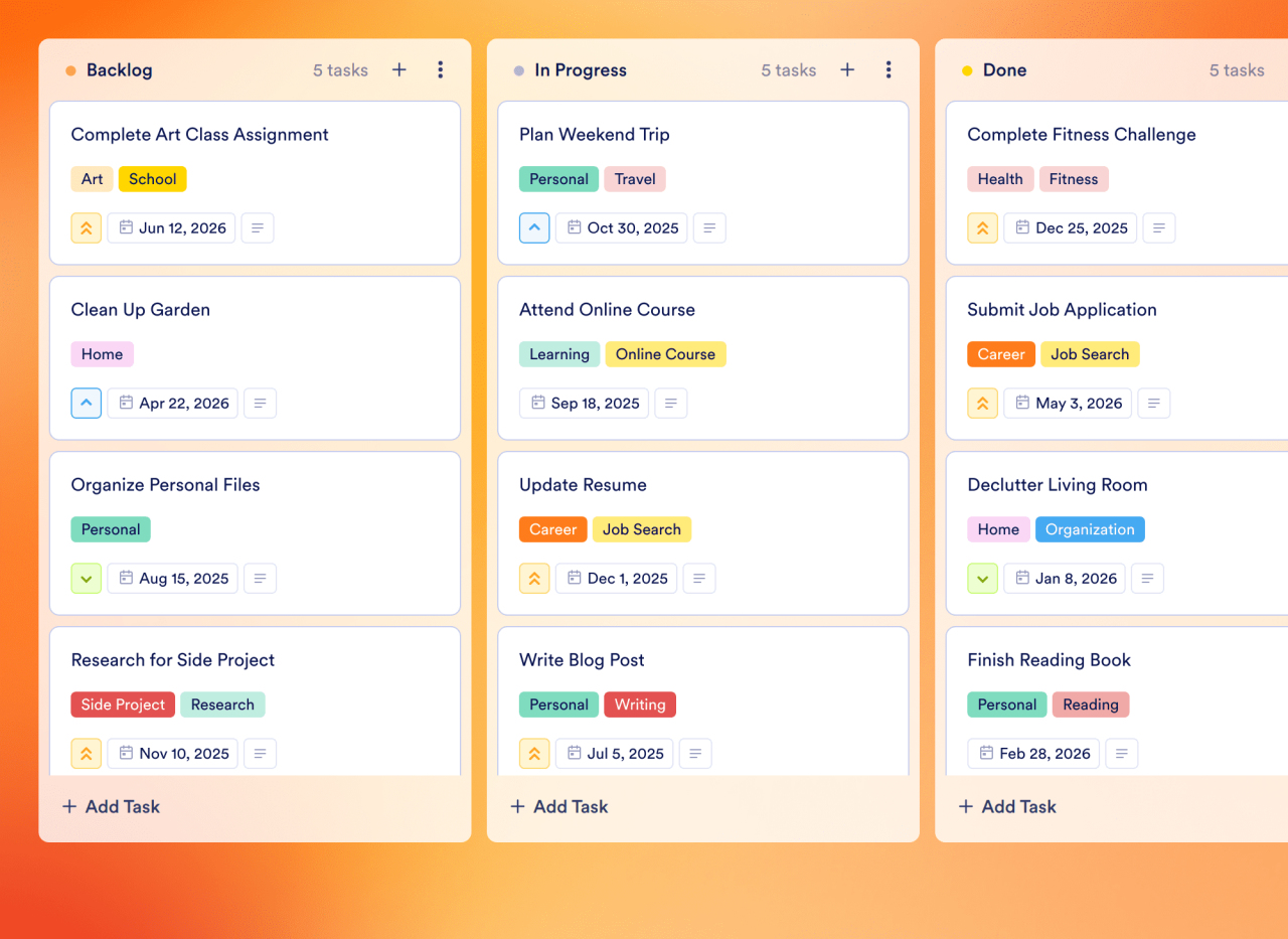 Daily Schedule Template
