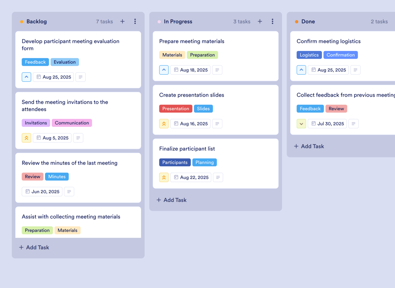 Meeting Agenda Template