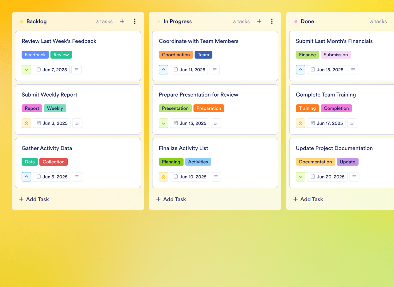 Weekly Schedule Template